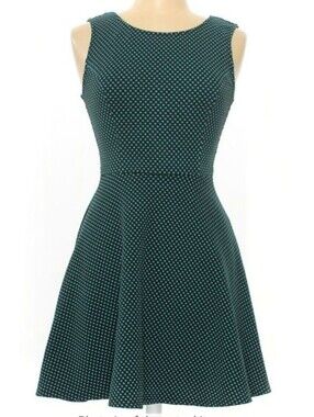 Cute Polka Dot Dress With Belt